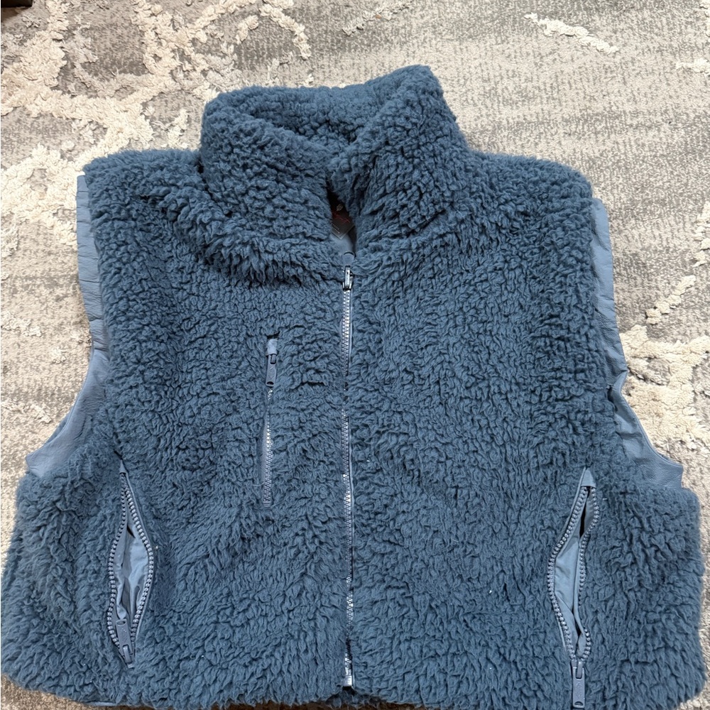 FP Movement by Free People Blue Fleece Vest